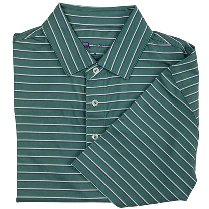 Onward Reserve Fairway Stripe Performance Polo