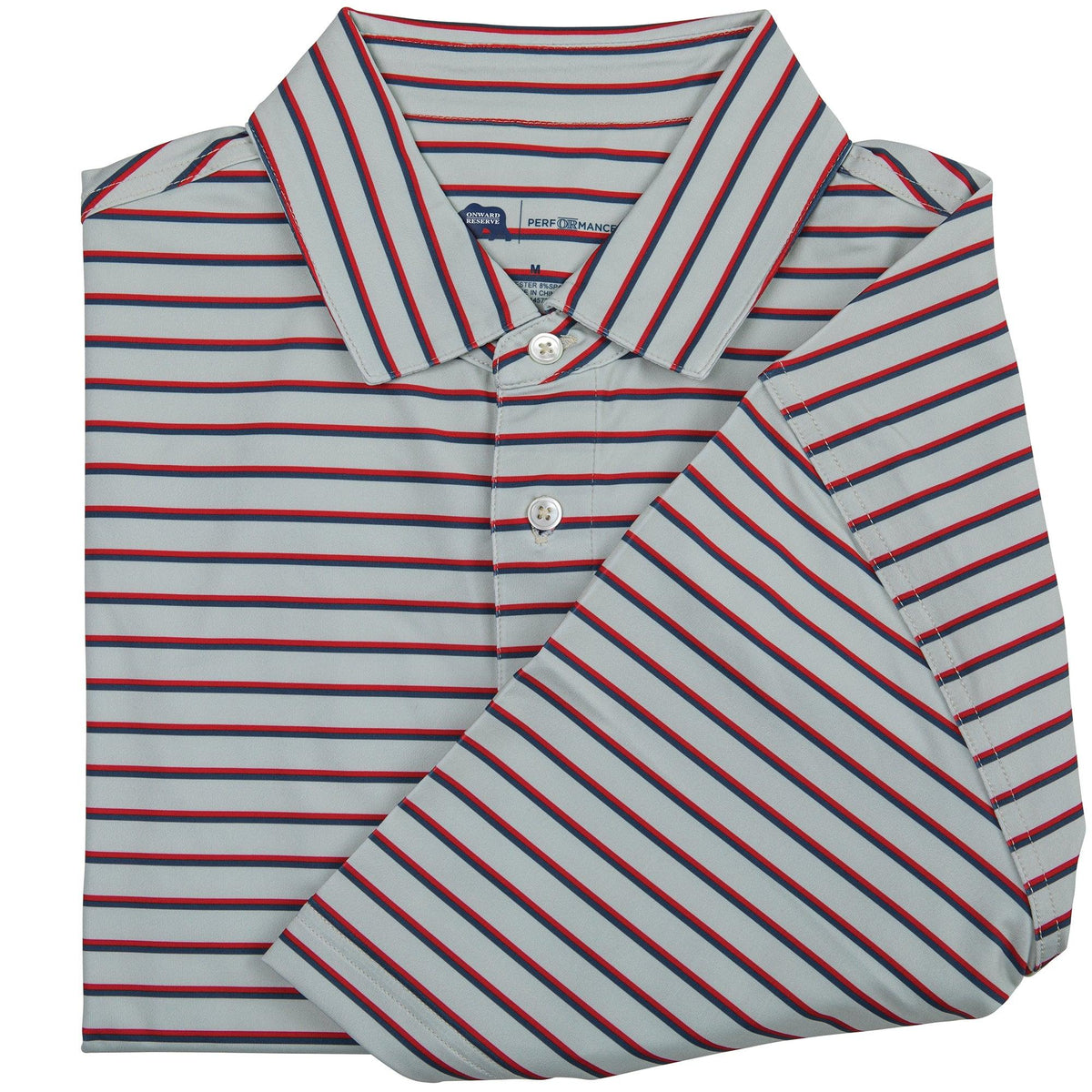 Onward Reserve Fairway Stripe Performance Polo