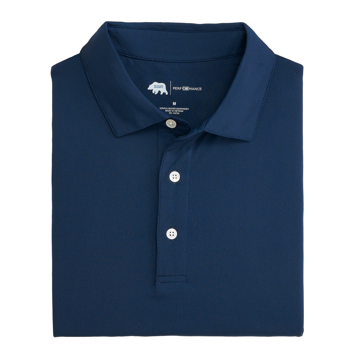 Onward Reserve Solid Performance Polo - Navy
