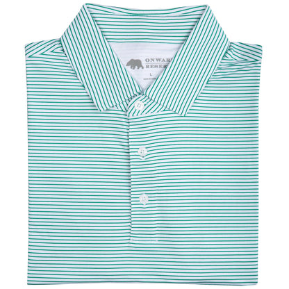 Onward Reserve Birdie Stripe Performance Polo