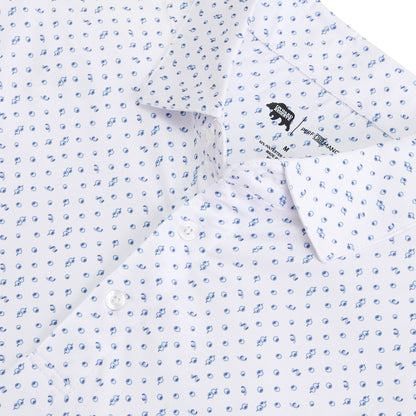 Onward Reserve Twist Printed Performance Polo - Dutch Canal