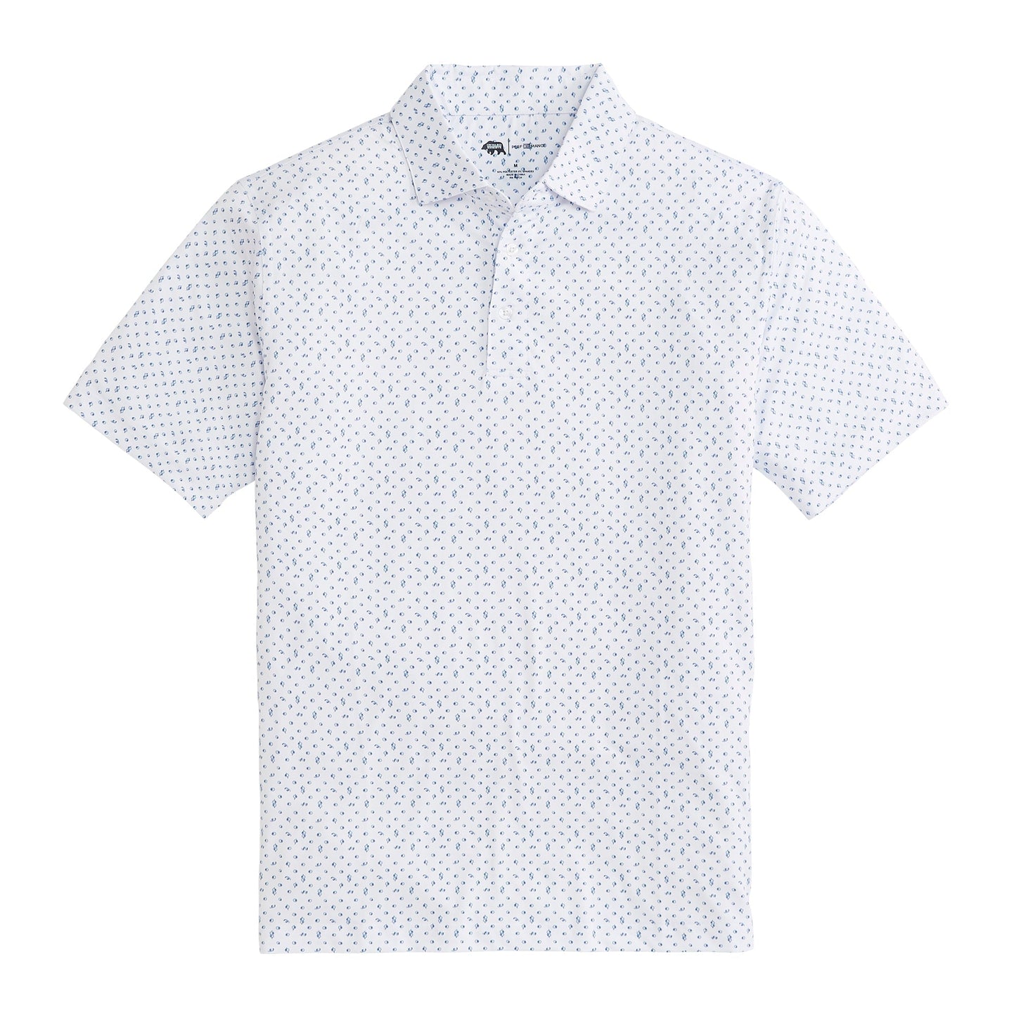 Onward Reserve Twist Printed Performance Polo - Dutch Canal