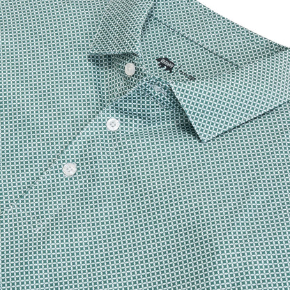 Onward Reserve Scope Printed Performance Polo - Green